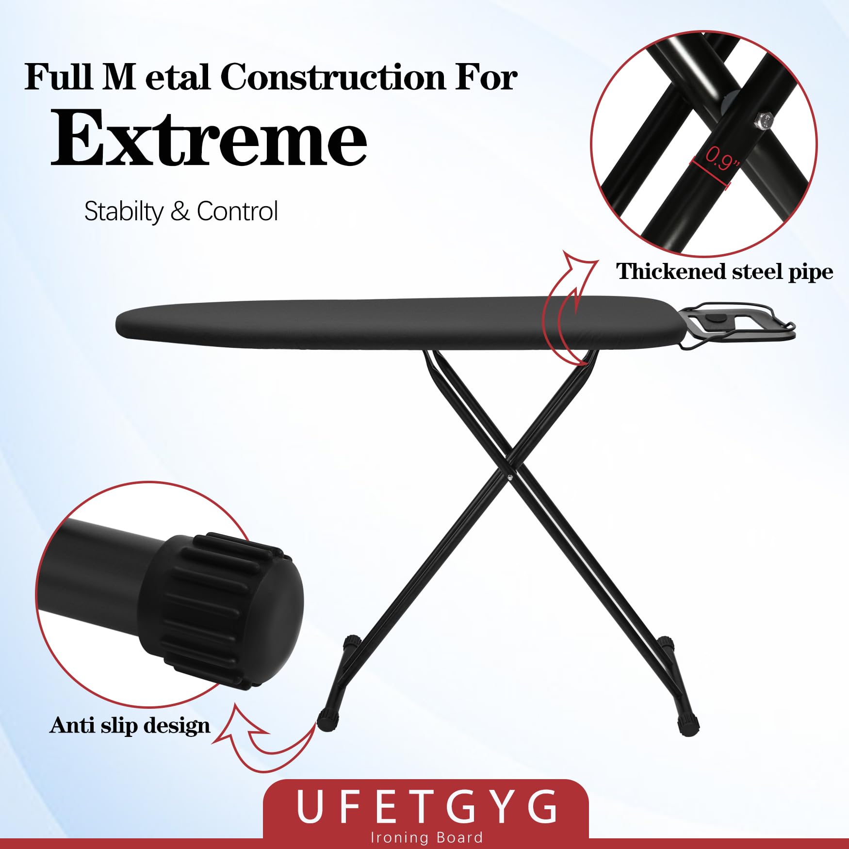 Ironing Board, Metal Panel Iron Board |43