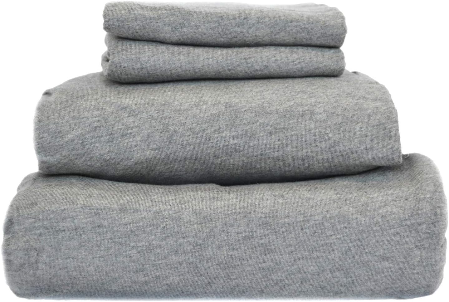 Coyuchi Organic Jersey Sheet Set (Queen, Gray Heather)