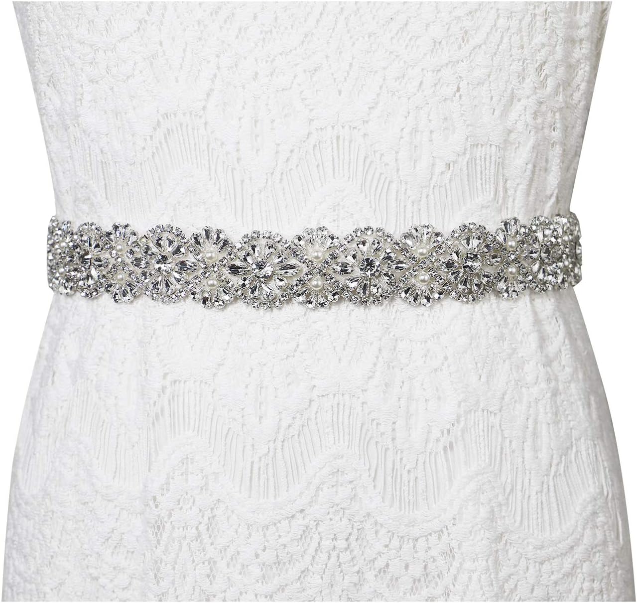 Women's Wedding Sashes Belt Rhinestone Crystal Ribbon Bridal Belt