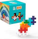 PLUS PLUS BIG Building Blocks Toy 100 Large Durable Pieces Rainbow Box