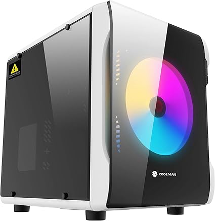 Amazon Pcケース Ice Micro Atx Mini Itx 対応pcケース キューブ型pcケース Black Ar Jp Pcケース 通販