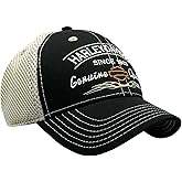 Harley-Davidson Men's Tribal Snapback Curved Brim Colorblocked Mesh Trucker Cap Black