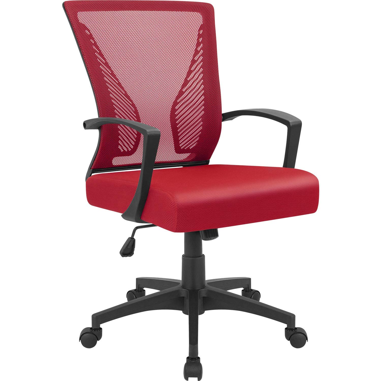 Furmax Office Chair Mid Back Swivel Lumbar Support