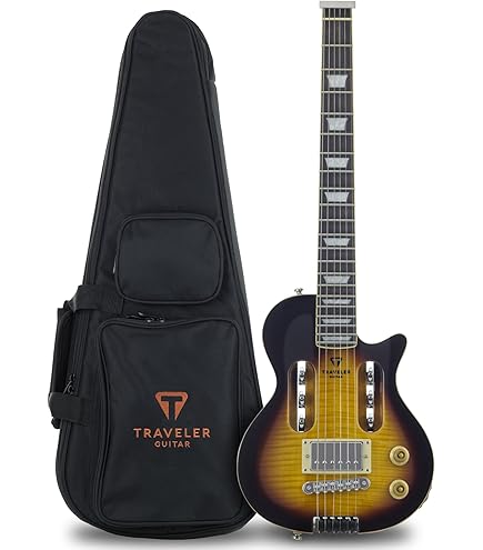 traveler guitar ＥＧ-1 トラベル エレキギター ギグバッグ Amazon.com: Traveler Guitar EG-1 Studio (Satin Red) Electric