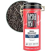 Tiesta Tea - Royal Breakfast, Loose Leaf, English Black Tea, Pre, 4oz | Premium High Caffeine Hot &amp; Iced Blend, Brews Up to 50 Cups, 4oz Refillable Tin