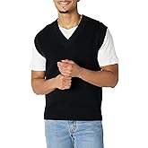 Amazon Essentials Men's Relaxed-Fit V-Neck Sweater Vest
