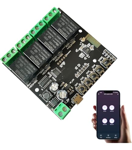 Télécommande Bluetooth RM2.4G QIACHIP – Compatible Avec Module Récepteur Relais WiFi Ewelink, Pour Domotique