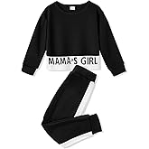 ZOEREA Toddler Baby Girls Clothes Outfits Long Sleeve Pullover Sweatshirt Tops + Pants Set Fall Winter Sweatsuits 1-6T