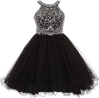 halter neck flower girl dresses