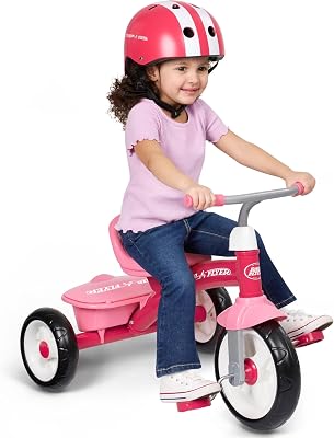 Pink Rider Trike, triciclo rosa per esterni, per bambini da 2 ½ a 5 anni (Esclusiva Amazon)