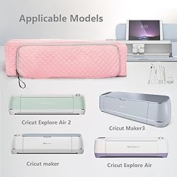 AMOIGEE Padded Dust Cover Compatible with Cricut