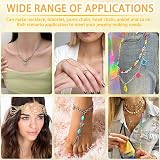 JOLCEEY Jump Rings Kit Silver Gold Open Jump Rings with Jewellery Pliers 4mm view 7