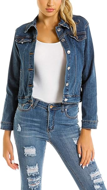 denim jacket collar up