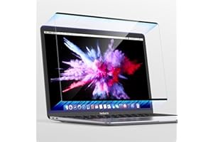 Soonjet Magnetic Slim Screen Protector for MacBook Air 13 Inch (2018-2021,M1) / MacBook Pro 13 Inch (2016-2022,M1,M2), Bubble-free, High Transparency, Reusable, Anti Glare & Scratch Resistant Washable Screen Shield