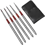 MEEDEN 5 Pcs Artist Paint Brushes, Portable Compact