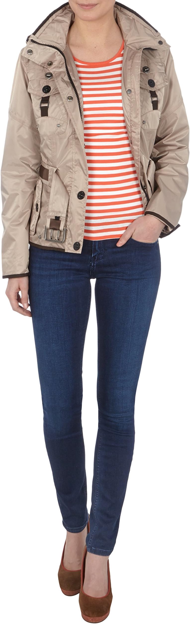 Wellensteyn Chocolate Women's Windbreaker Rain Jacket (Sand)