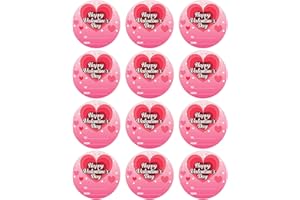 FaCraft Happy Valentines Day Stickers 36 Valentines Stickers Labels Valentine's Day Gift Tag Stickers 1.5" Round Valentines Labels for Kids Envelope Seals Boxes Valentine's Day Gift Decorations-Purple