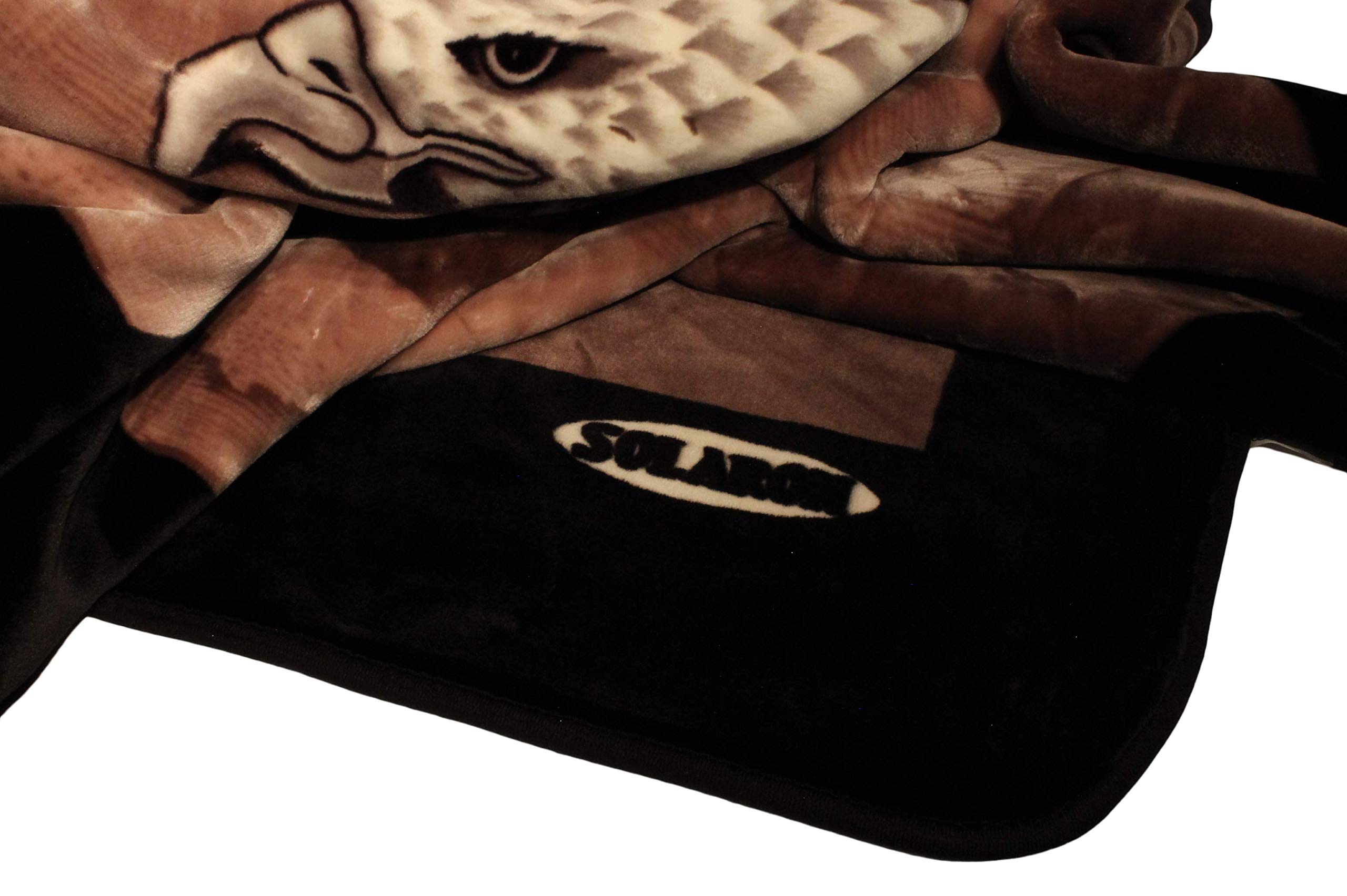 Solaron King Flying Eagle Korean Mink Blanket blk Buy Online in UAE