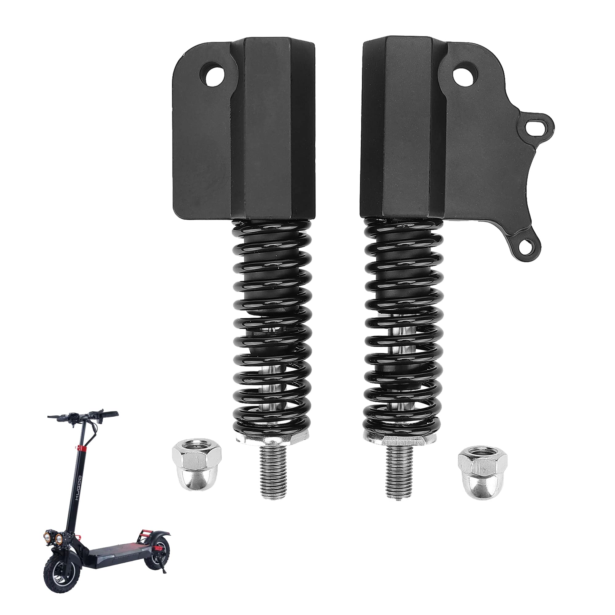 Fututech 10 Inch 1 Pair Hydraulic Front Shock Absorber for Kugoo M4 Suspension Fork For Electric Scooter Accessories Scooter Replacement Part