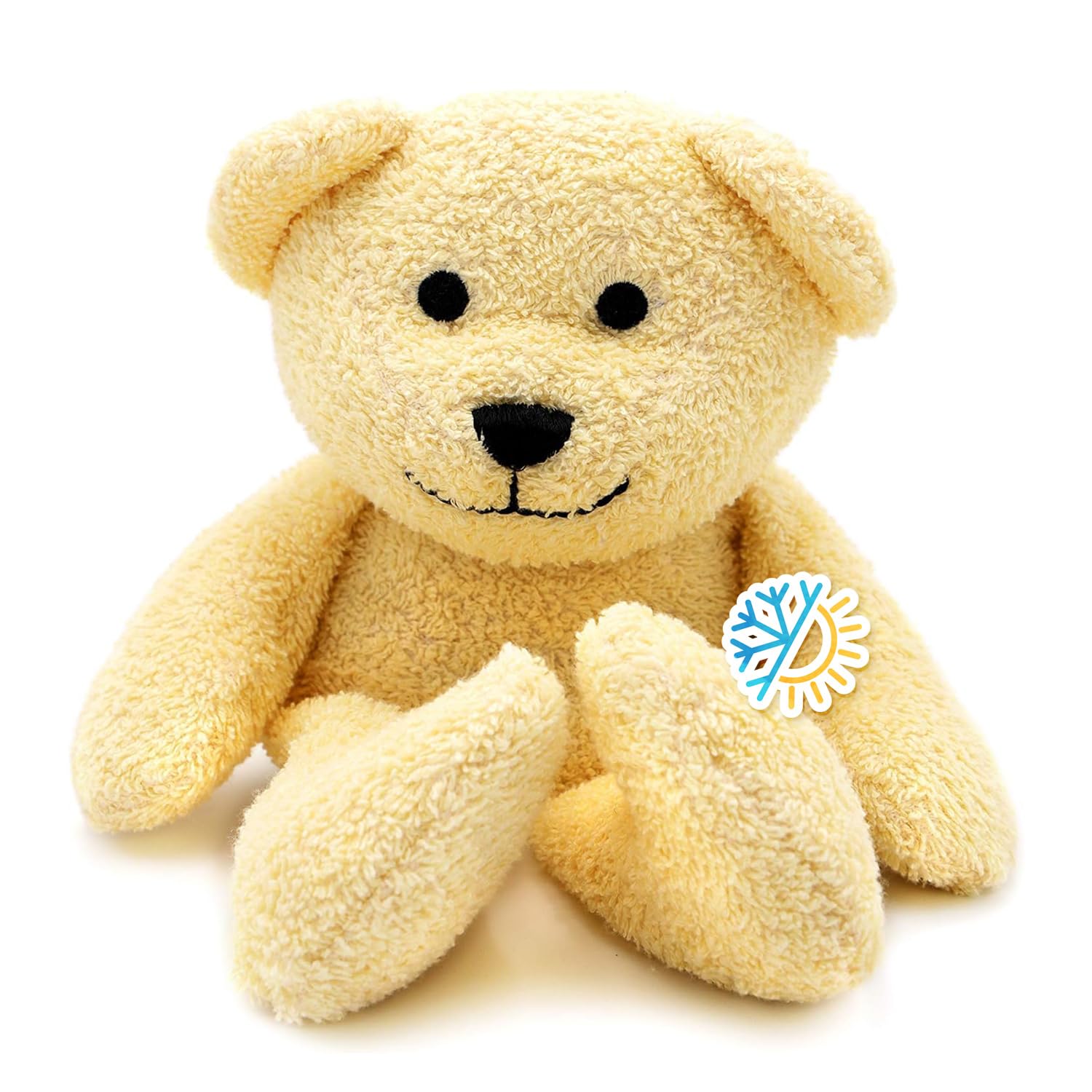 Photo 1 of Thermal-Aid Zoo Animals - Honey The Yellow Bear - Heatable Therapeutic Stuffed Animals for Kids - Hot & Cold Therapy - Ice Pack & Heating Pack