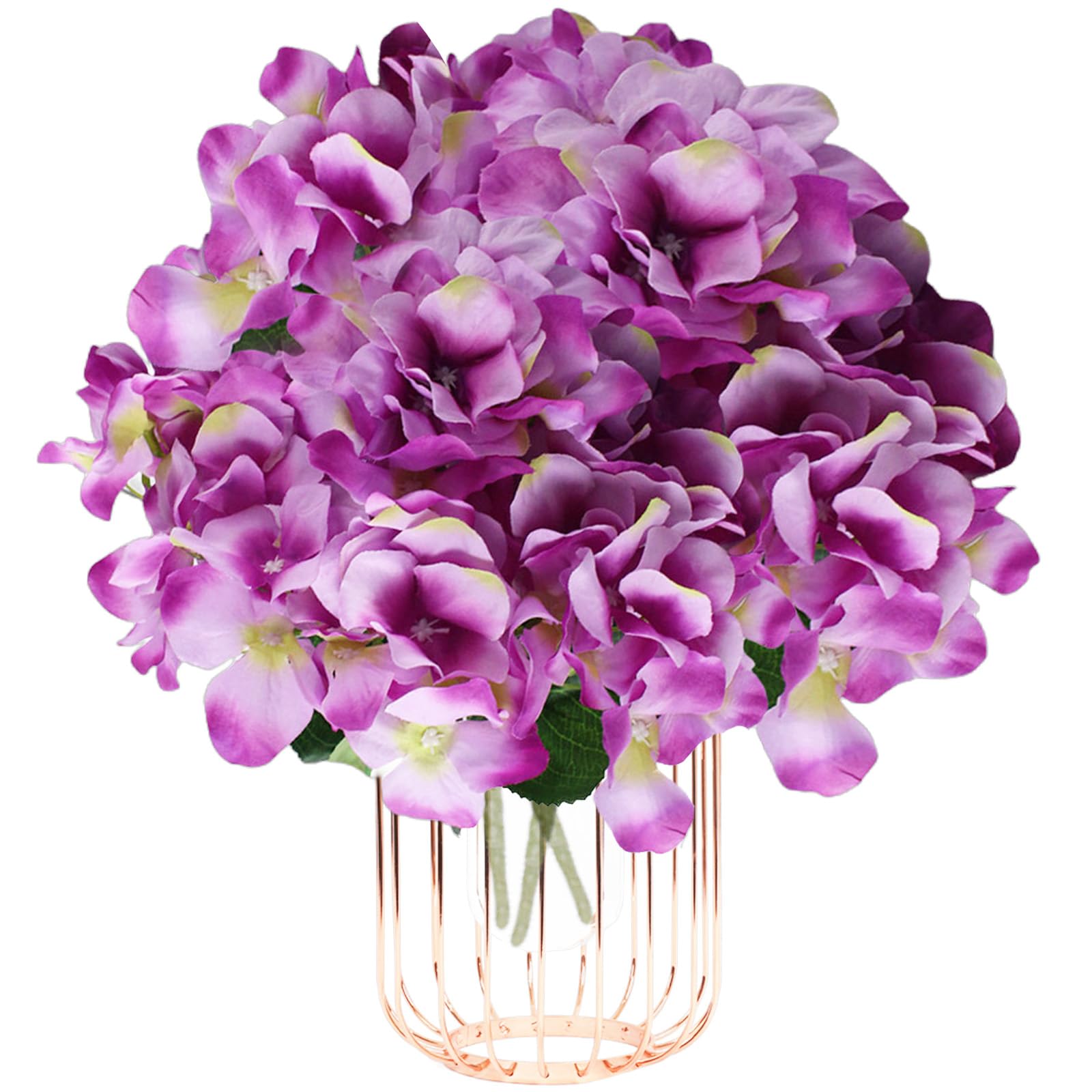 astylishome Faux Flowers that Look Real Hydrangea Artificial Flower Decorative Purple with Stem 45 cm for Home Hotel Office Wedding Bridal Decorations Floral Arrangements 1110