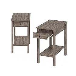 Furinno Classic Rectangular Side Table with
