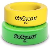 GoSports Baseball and Softball Bat Weights - 2 Pack Baseball Donuts - 16 oz &amp; 12 oz