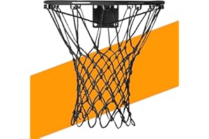 DDVLG Professional Basketball Net Replacement Heavy Duty, Upgraded Durability [7.16oz], All Weather Anti Whip, Fits Standard Indoor Outdoor Rims - 12 Loops