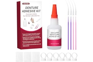 Dental Lab Instant Bonding Dental Glue for Crowns, Cement, Bridges, Braces, Gel (1oz), Quick Adhesive, Experience a Secure Bo