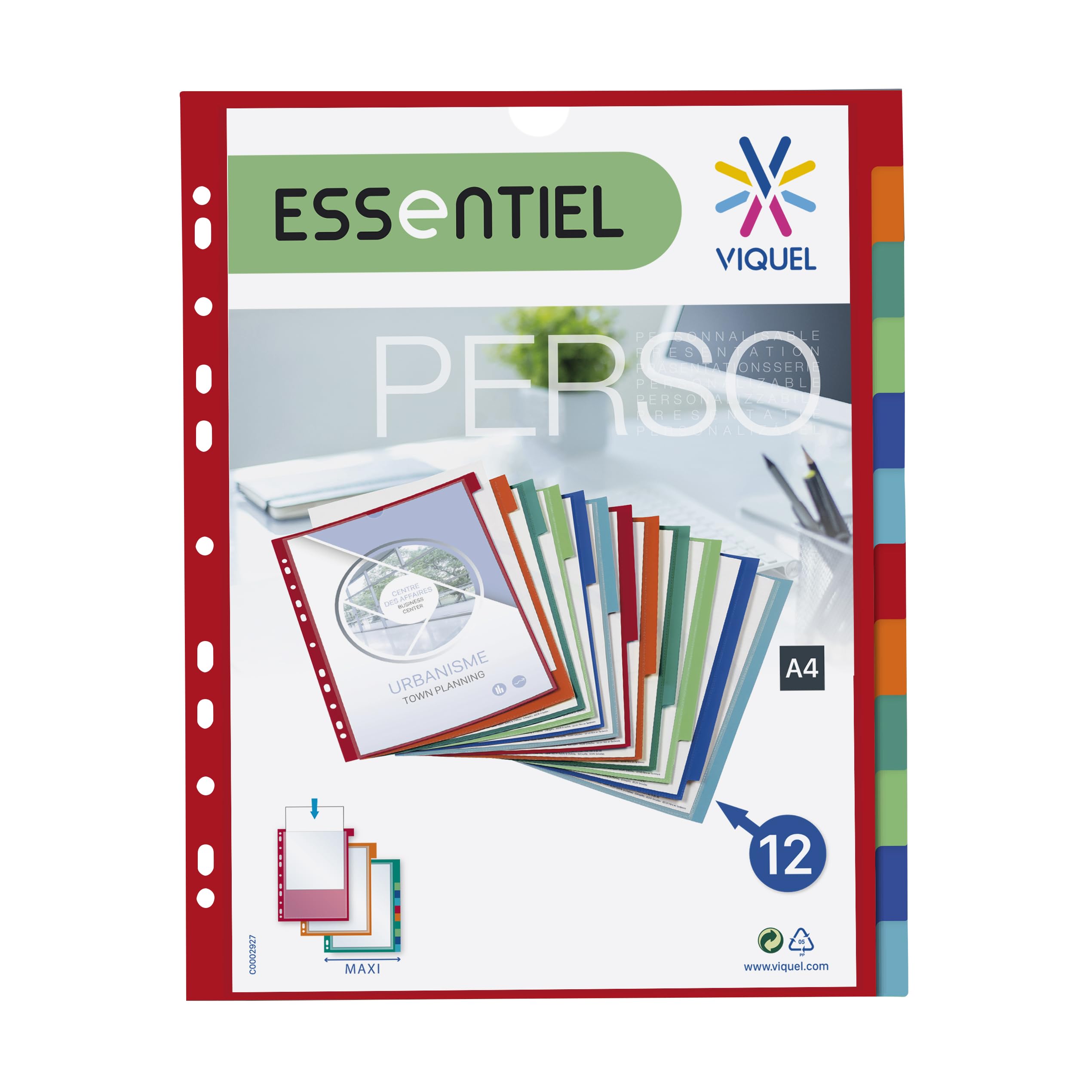 Viquel 153987 – 06 Maxi Separator Customizable, Polypropylene, 12 Positions