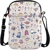 TSOTMO Anime Merch Crossbody Bag for Anime Fans Japanese Animation Gift Castle Movie Character Gift (Anime cross)