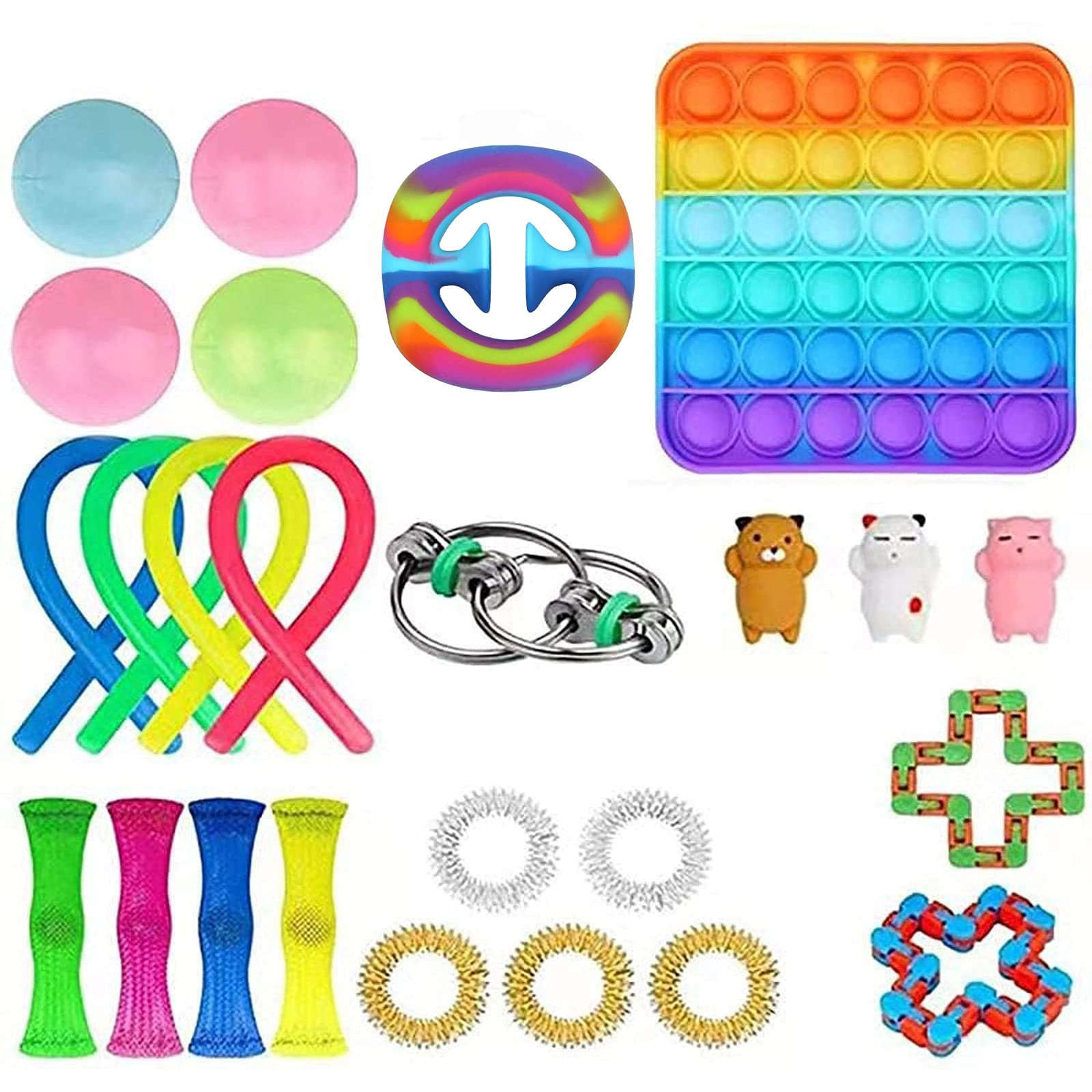 Buy Fidget Toy Set, Sensory Toys Pack Cheap for Kids Adults, Stress and AntiAnxiety Tools