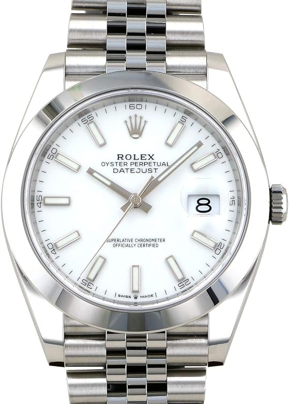 Amazon ロレックス Rolex デイトジャスト 41 ホワイト文字盤 新品 腕時計 メンズ W 並行輸入品 メンズ腕時計 腕時計 通販