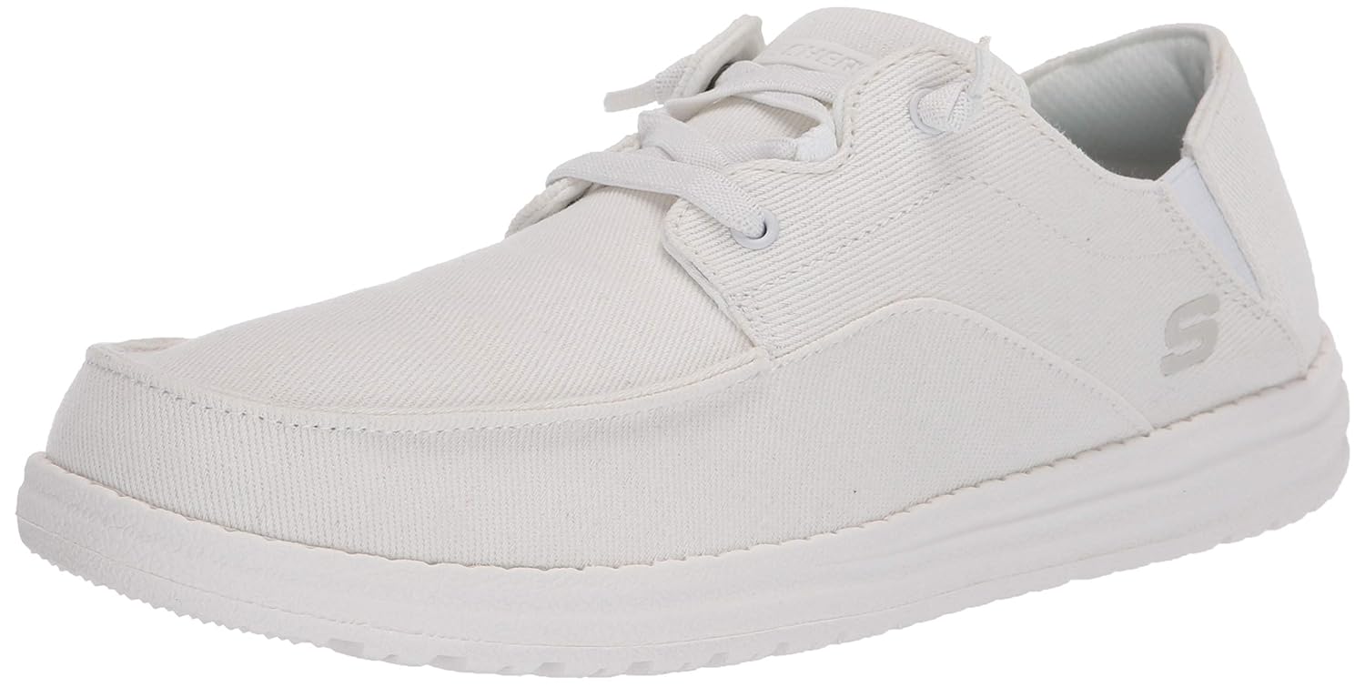 Buy Skechers Men's Melsonvolgo Canvas Slip on Moccasin at Amazon.in
