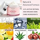 SEFUSON Retinol Moisturizer 2.5% 50ml Anti Aging Eye Face Cream Vitamin E view 4