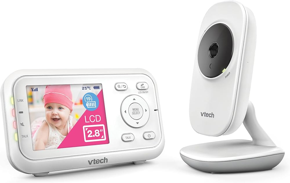 VTech VM3250 Video Baby Monitor with Camera 2.8" LCD 19 Hr Battery