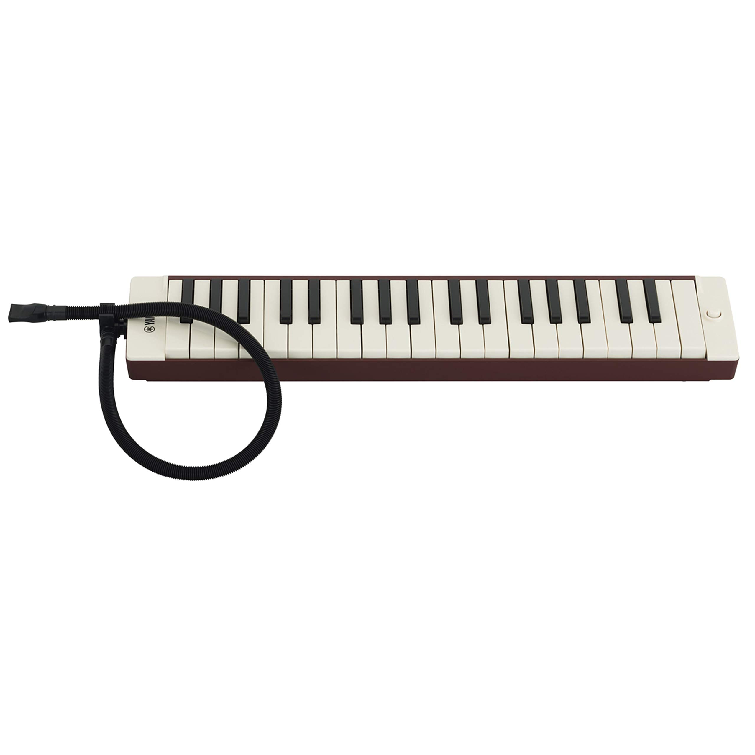 Yamaha P-37EBR Pianica - Portable 37 Key Melodica with Mouthpiece and Carrying Case for Adult Beginners and Restarters, in Brown
