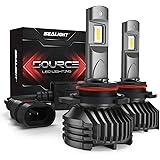 SEALIGHT 9005 LED Headlight Bulbs, HB3 LED Headlight Bulb, High Beam, 300% High Brightness, 6000K Cool White, S3 Series
