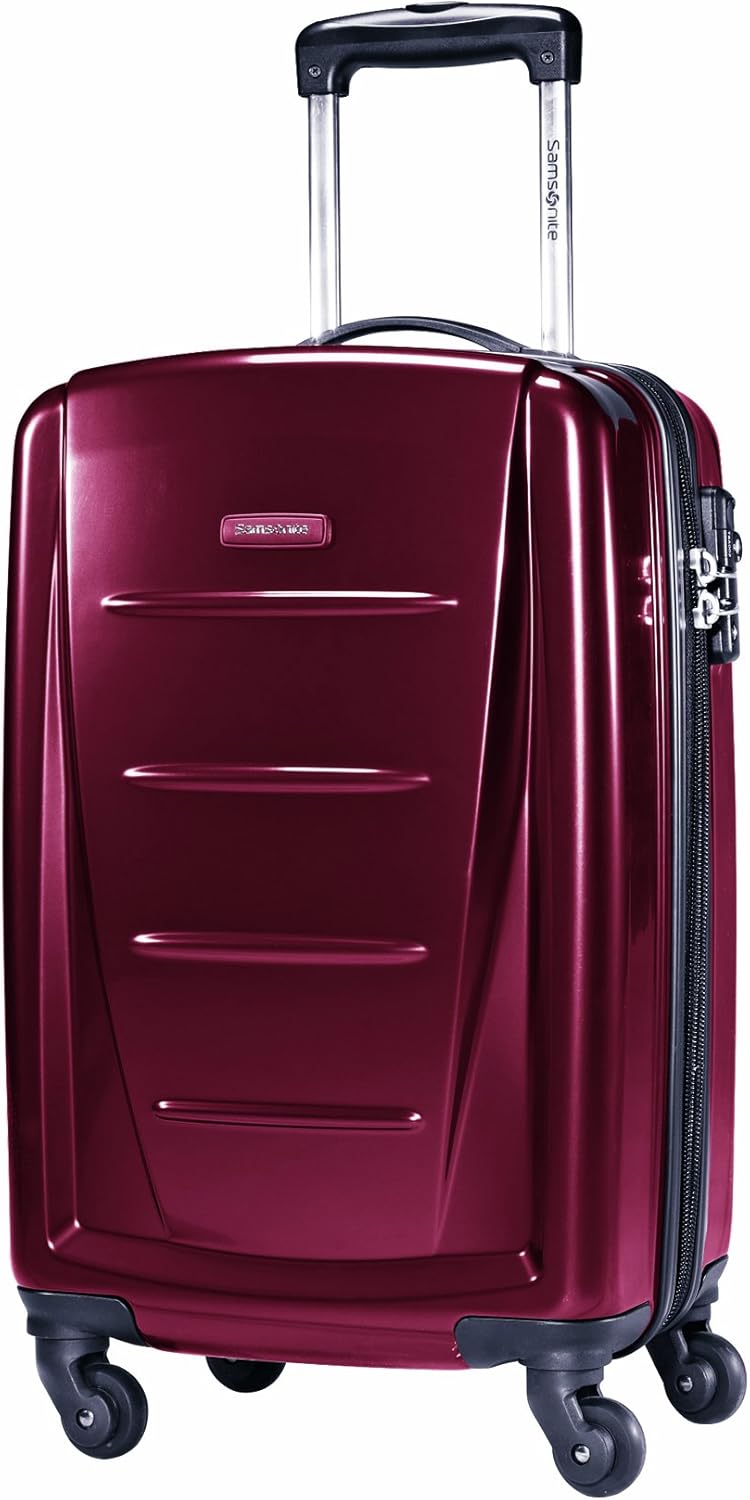 Samsonite Winfield 2 Spinner 20Inch Wheeled Luggage, CarryOn, Red
