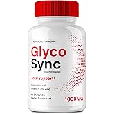 Glyco Sync Glyco Optimizer Capsules, GlycoSync Blood Formula Support Supplement Pills, Premium Formula for Healthy Circulation & Stable Levels, All Natural GlycoSync Pills Reviews (60 Capsules)