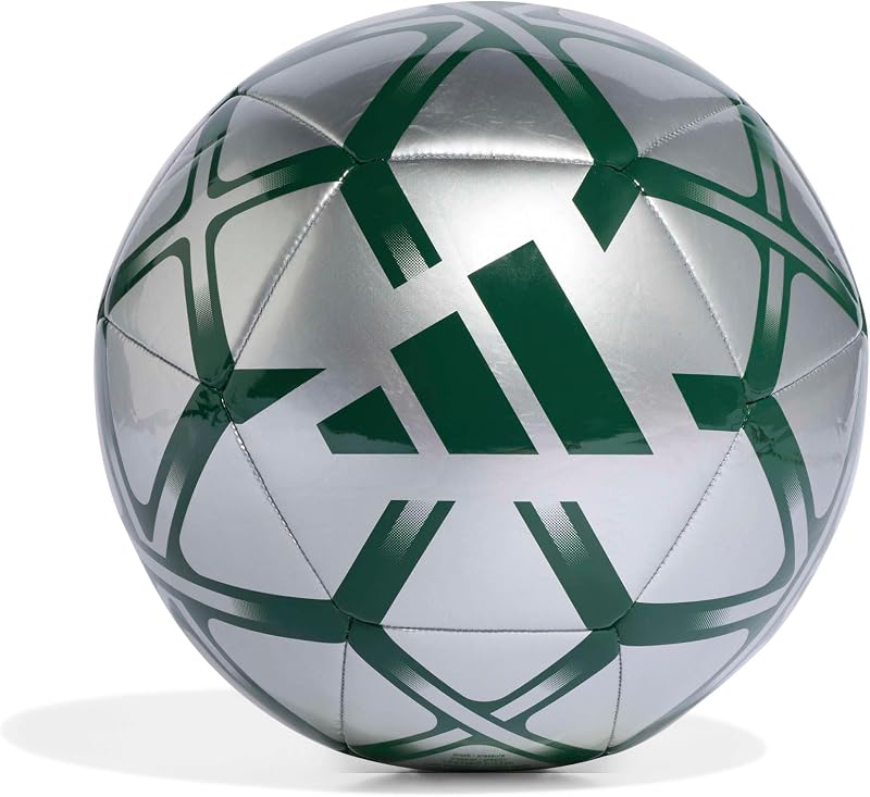 Mixte Starlancer Club Ball Recreation Ball, Silver met./Dark Green, 3