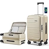Cllson Carry on Luggage Expandable Travel Luggage Top Opening Suitcase with TSA Lock and Usb Built in,Rolling Suitcases with Spinner Wheels,PC Hard Shell Suitcases Airline Approved for valentine Gifts