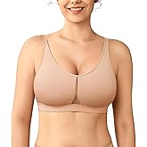 BRABIC Wireless Bras for Women Full Coverage Seamless T Shirt Bra Comfortable and Breathable Bralette