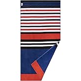 Superior Laguna Cotton Beach Towel, Bathroom Essential, for Outdoor Activites, Family Camping, Pool, Lounge, Spa, Yoga, Picnic, Surf and Sand, or Travel, Oversized Towels, 35 x 67, Royal Blue