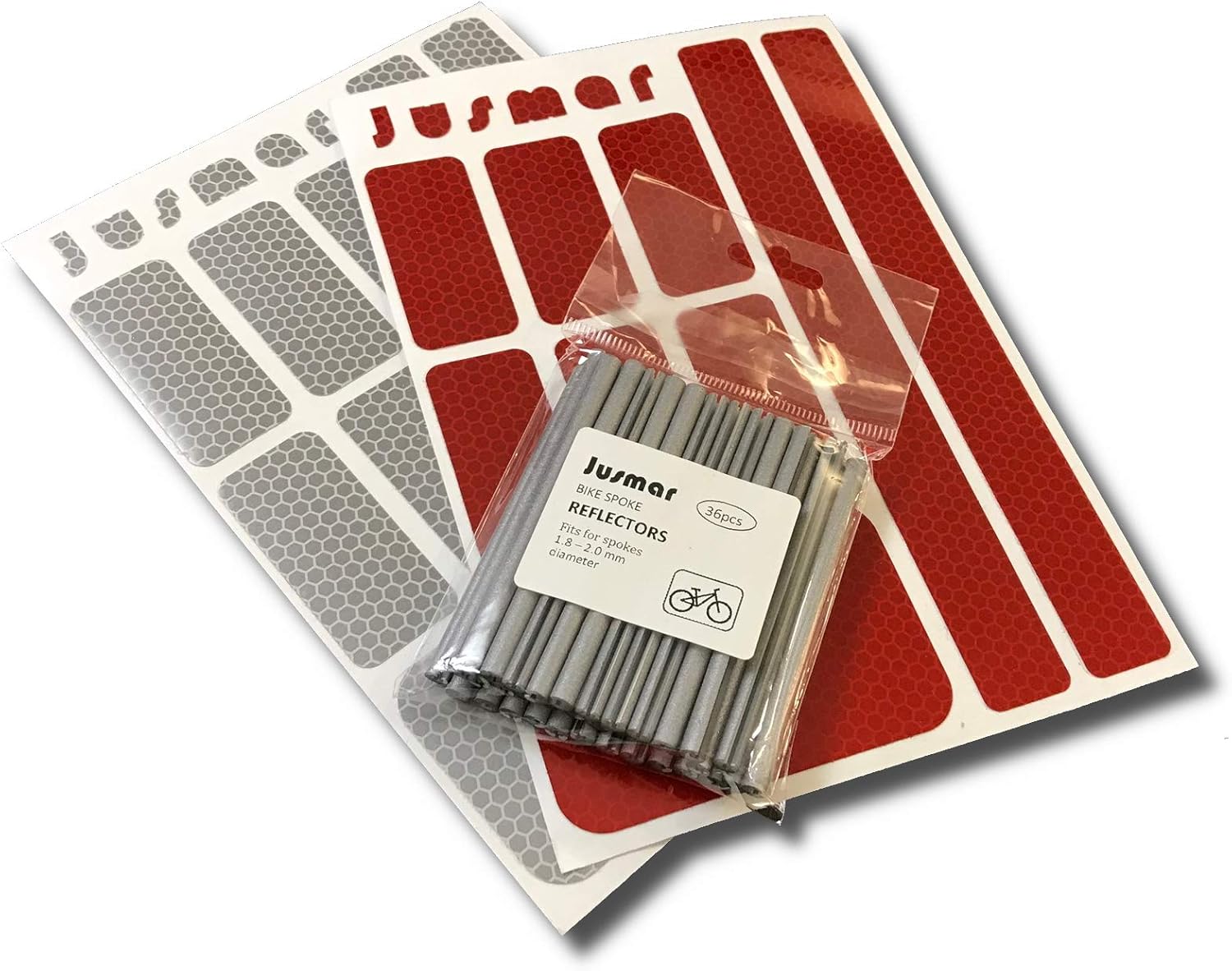 front and rear bike reflectors