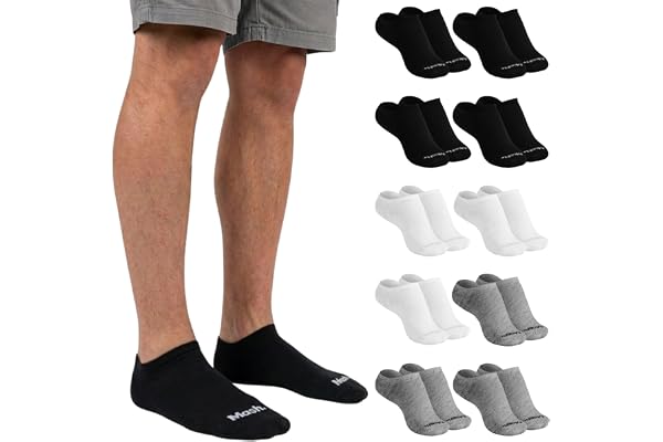 Kit 10 Pares de Meia Soquete Invisível Cano Curto Algodão Respirável Mash