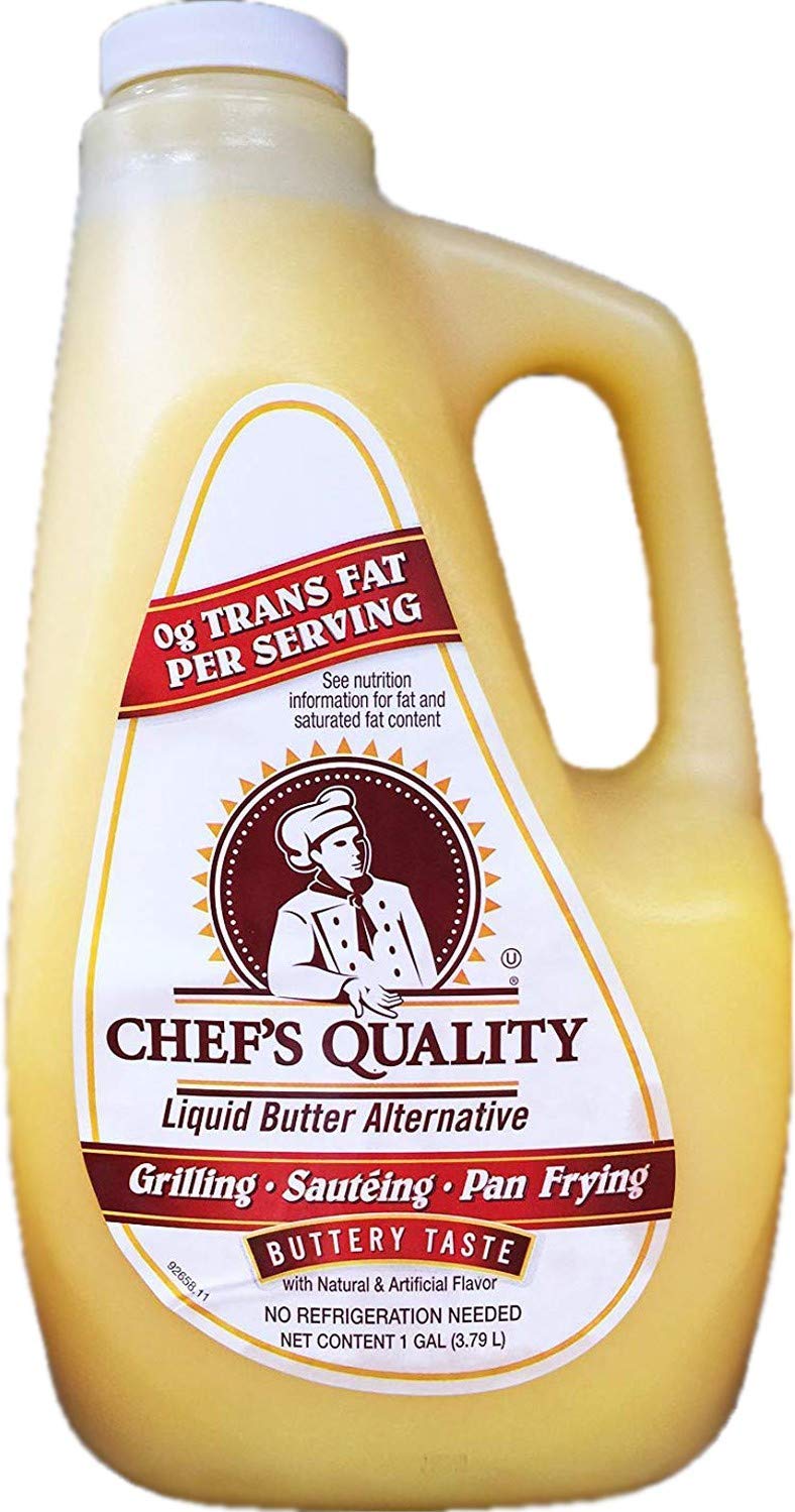 Chef's Quality Liquid Butter Alternative 1 Gallon (3 Pack Case) Grocery & Gourmet Food