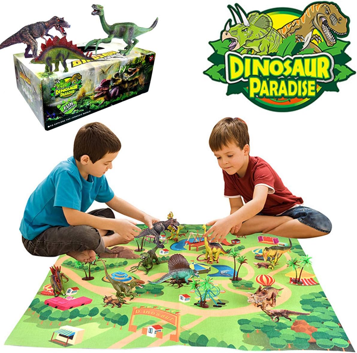 dinosaur play mat rug