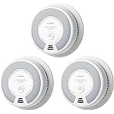 X-Sense Smoke &amp; Carbon Monoxide Alarm, SC06, 3-Pack | 10-Year Sealed Battery (Not Hardwired), 2-in-1 smoke &amp; CO detection, Easy Installation, UL 217 &amp; UL 2034 Certified