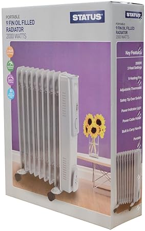 Air Force Oil Filled Radiator Manually